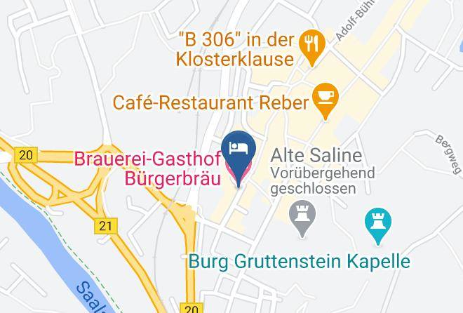 Berchtesgadener Land - Brauerei Gasthof Burgerbrau Maps