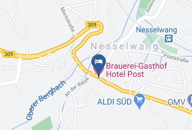 Ostallgau - Brauerei Gasthof Hotel Post Maps