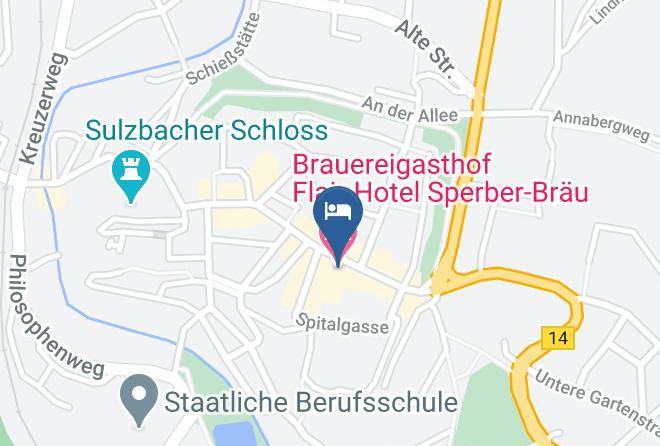 Amberg Sulzbach - Brauereigasthof Flair Hotel Sperber Brau Maps