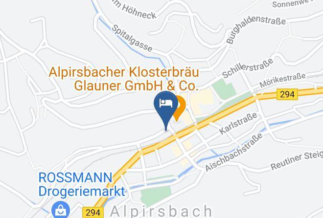Freudenstadt - Brauereigasthof Lowen Post Maps
