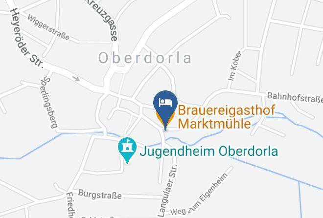 Unstrut Hainich Kreis - Brauereigasthof Marktmuhle Maps