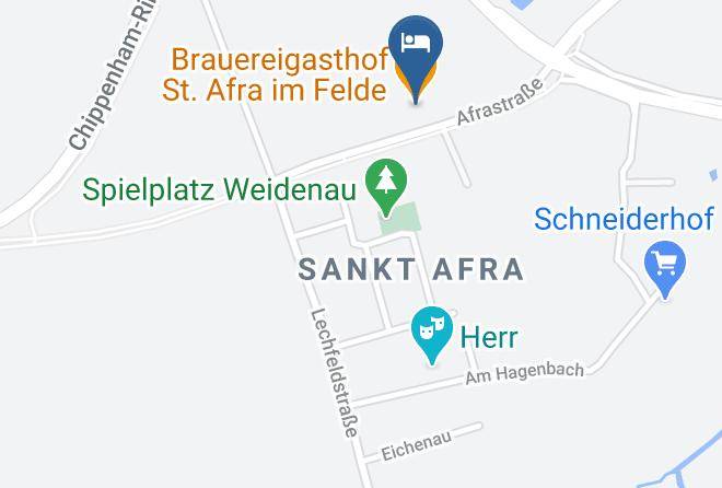 Aichach Friedberg - Brauereigasthof St Afra Im Felde Maps
