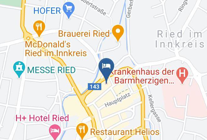 Ried Im Innkreis - Braugasthof & Hotel Trager Maps