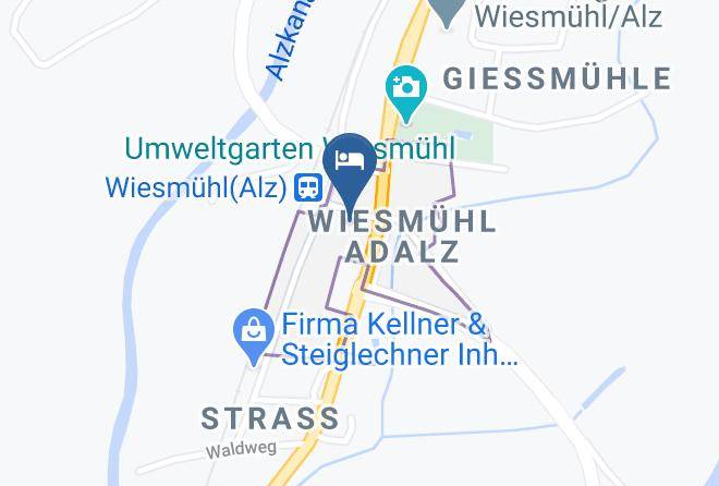 Traunstein - Brauhaus Wiesmuhl Brauereigasthof Maps
