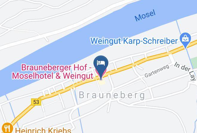 Brauneberger Hof Moselhotel & Weingut Map