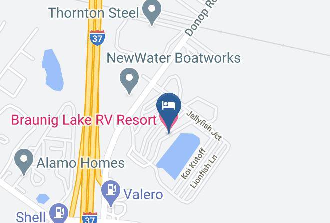 Bexar - Braunig Lake Rv Resort Maps