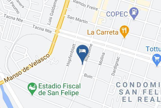 San Felipe De Aconcagua - Hotel Estacion San Felipe Maps