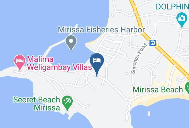 Galle - Braveresort Mirissa Maps