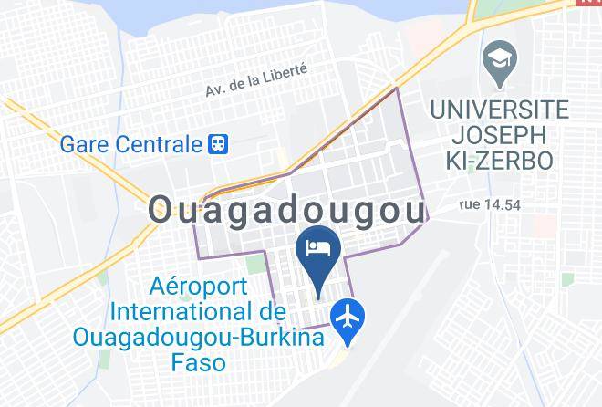 Kadiogo - Bravia Hotel Ouagadougou Maps