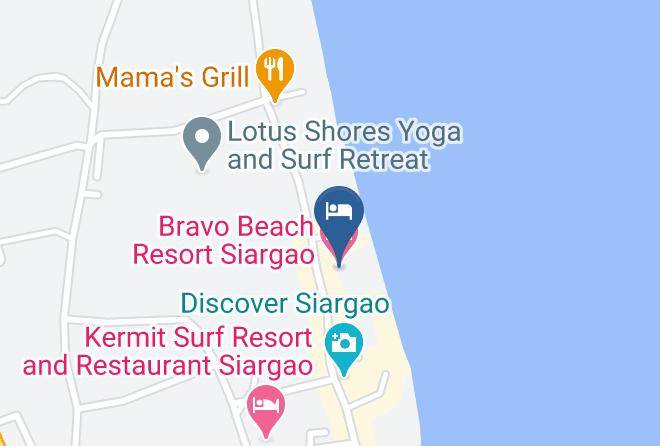 Surigao Del Norte - Bravo Beach Resort Siargao Maps