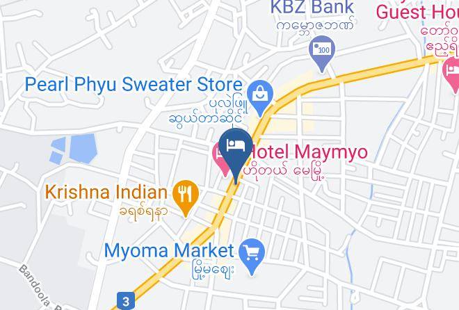 Pyinoolwin - Bravo Hotel & Store Maps