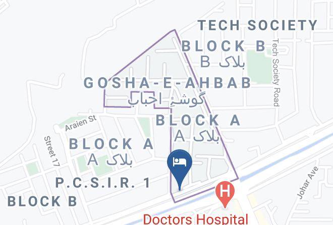 Islamabad - Bravo Suites Hotel Maps