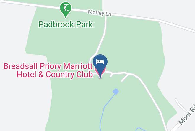 Derbyshire - Breadsall Priory Marriott Hotel & Country Club Maps