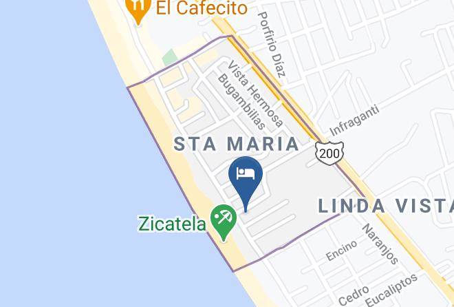 Santa Mariaotepec - Hotel Zanzibar Maps