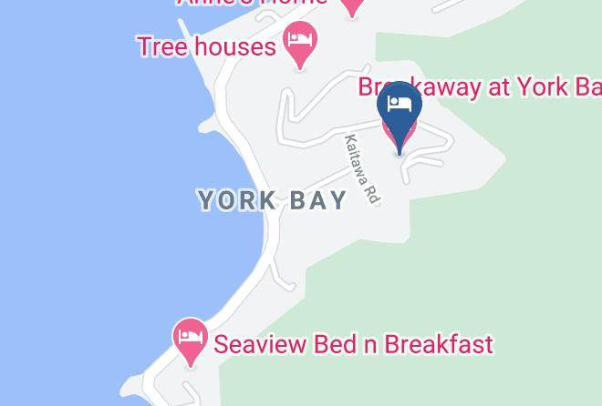 Lower Hutt - Breakaway At York Bay Maps