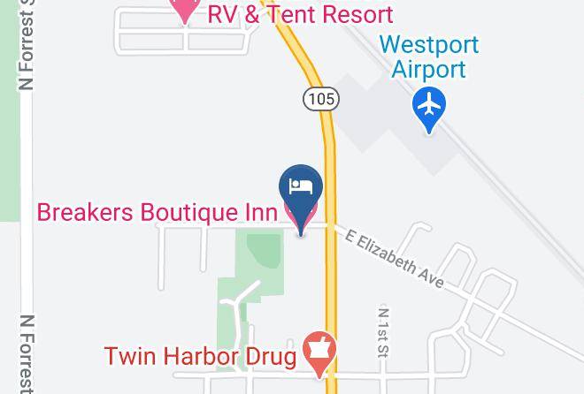 Grays Harbor - Breakers Boutique Inn Maps