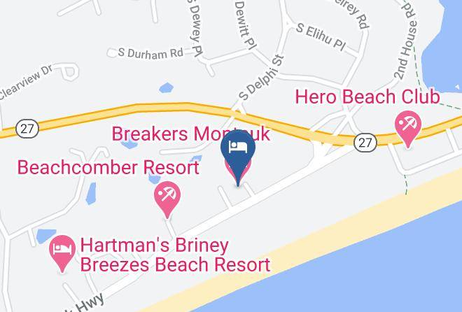 Breakers Montauk Map