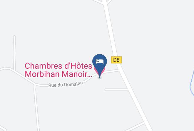 Morbihan - Chambres D'hotes Morbihan Manoir Desnachez Maps