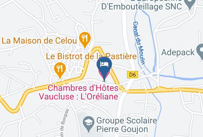Vaucluse - Chambres D'hotes Vaucluse L'oreliane Maps