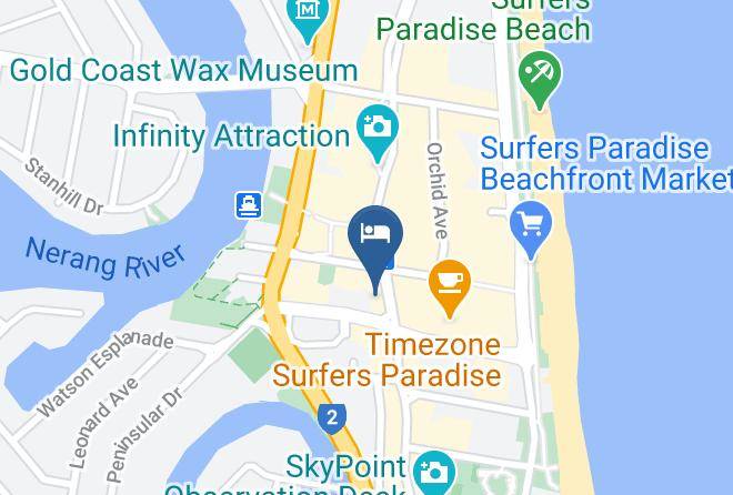 Gold Coast - Breakfree Cosmopolitan Surfers Paradise Maps