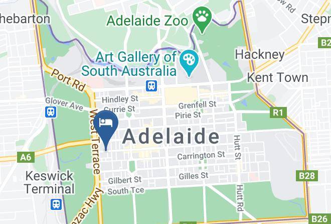 Breakfree Directors Studios Adelaide Map