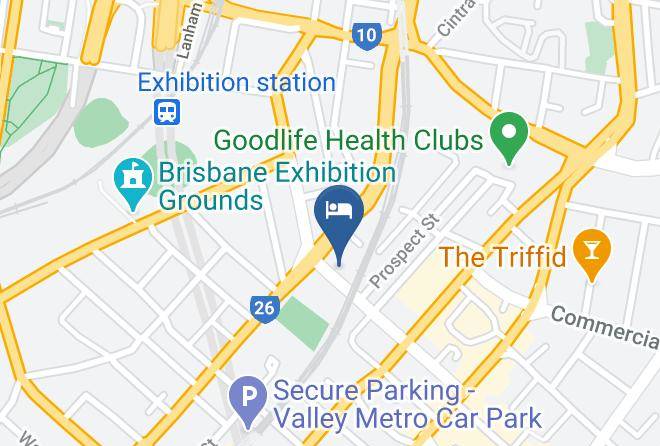 Brisbane - Breakfree Fortitude Valley Maps