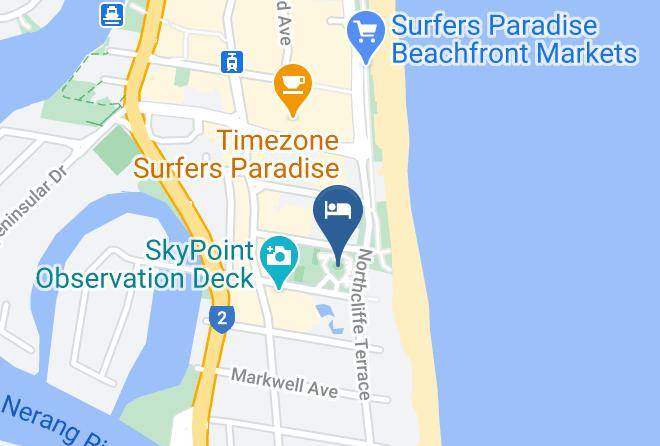 Gold Coast - Breakfree Peninsula Surfers Paradise Maps