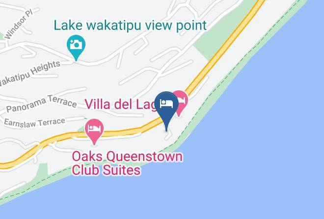 Queenstown Lakes - Breakfree The Point Queenstown Maps