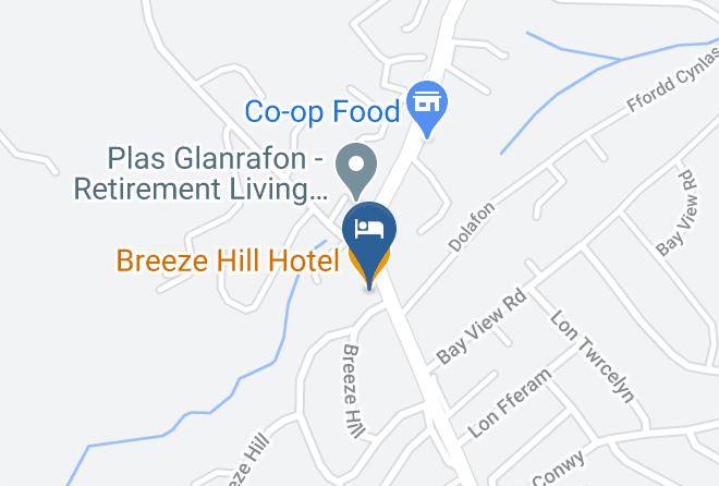 Isle Of Anglesey - Breeze Hill Hotel Maps