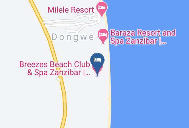 Zanzibar South - Breezes Beach Club & Spa Zanzibar Zanzibar Hotels Maps