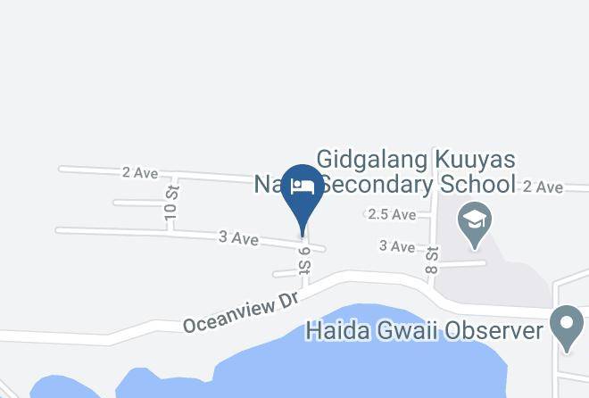 Skeena Queen Charlotte - Breezeway Accommodations Maps