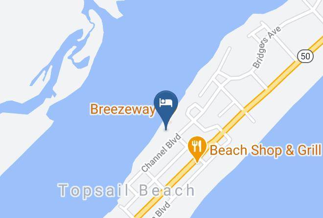 Pender - Breezeway Motel Maps