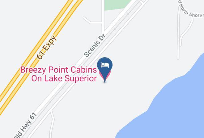 Lake - Breezy Point Cabins On Lake Superior Maps