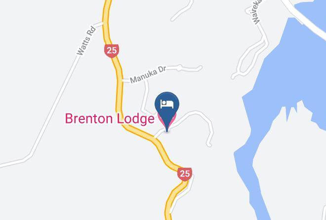 Thames Coromandel - Brenton Lodge Maps