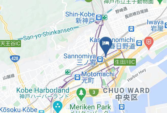 Kobe City Chuo Ward - Brenza Hotel Maps
