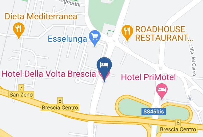 Hotel Della Volta Brescia Map