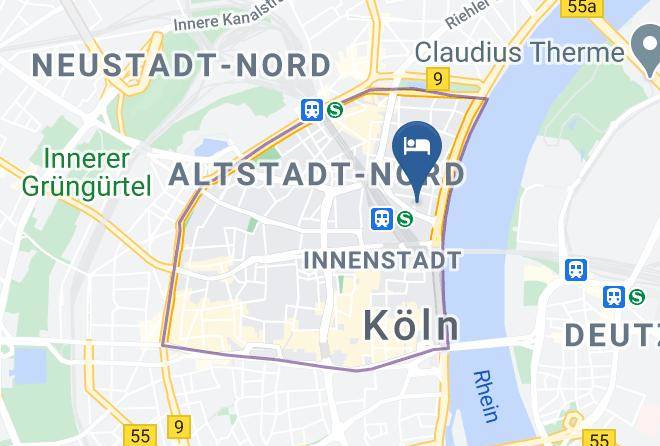 Cologne - Hotel Breslauer Hof Am Dom Maps