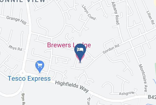 Caerphilly - Brewers Lodge Maps