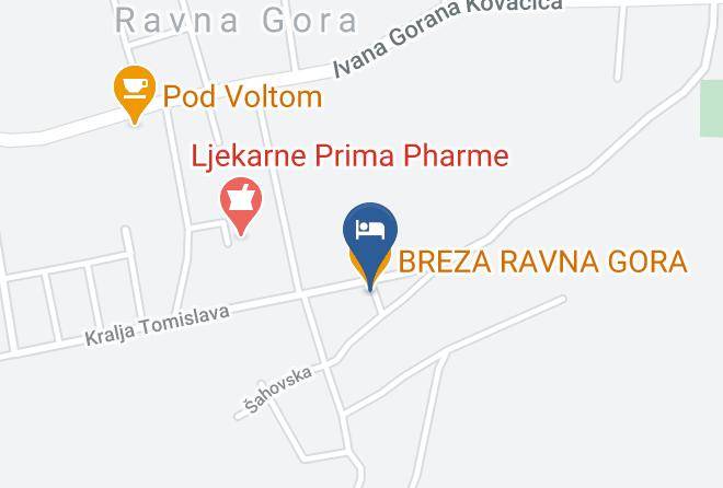 Ravna Gora - Breza Ravna Gora Maps
