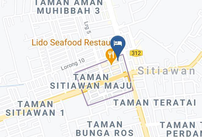 Dinding - Brezza Hotel Sitiawan Maps