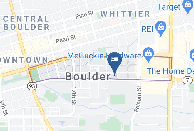 Boulder - Briar Rose Bed And Breakfast Maps