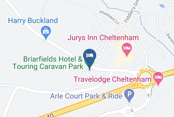 Glos - Briarfields Glamping Pods Maps