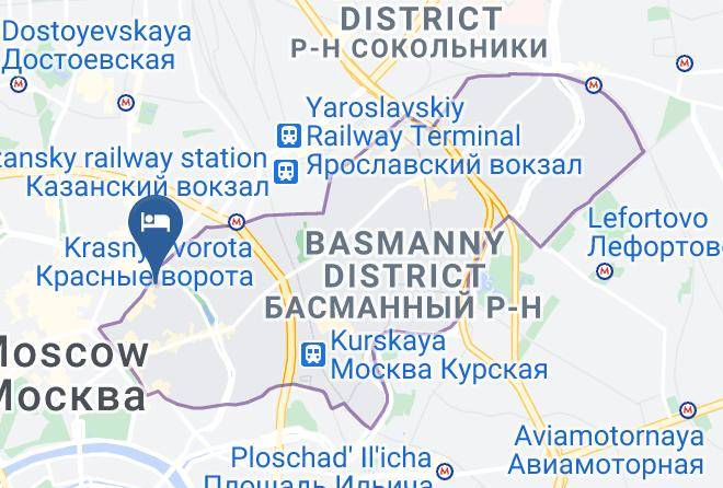 Moscow - Brick Design Hotel Maps