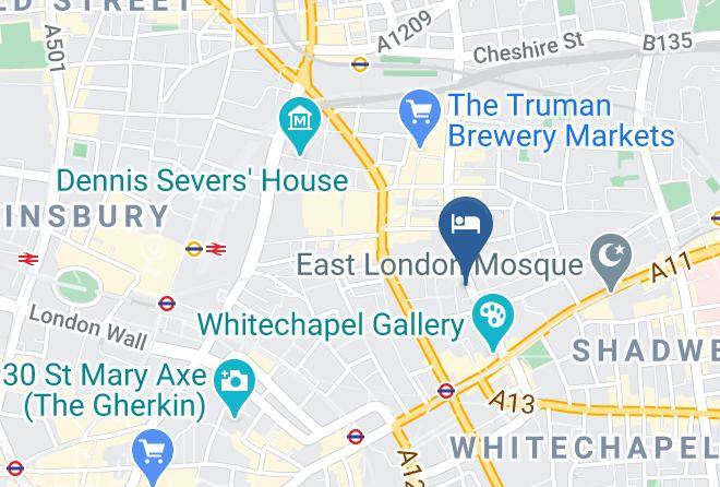 London - Brick Lane Hotel Maps