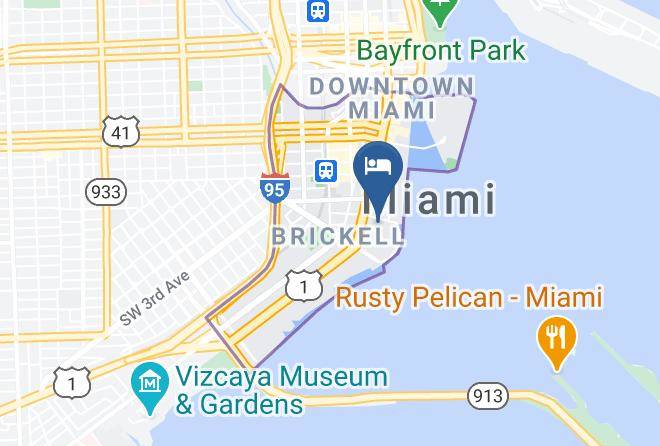 Miami Dade - Brickell Exclusives By Yourent 1ff Maps