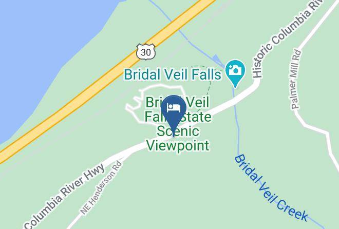 Multnomah - Bridal Veil Lodge Bed And Breakfast Maps