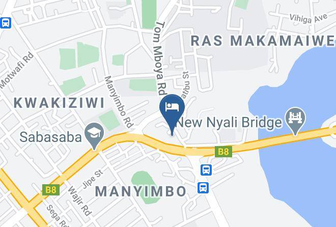 Mombasa - Bridge Hotel Maps