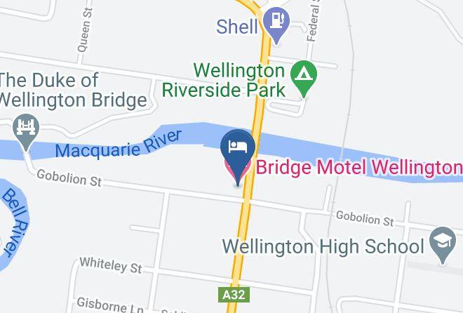 Western Plains Regional - Bridge Motel Wellington Maps