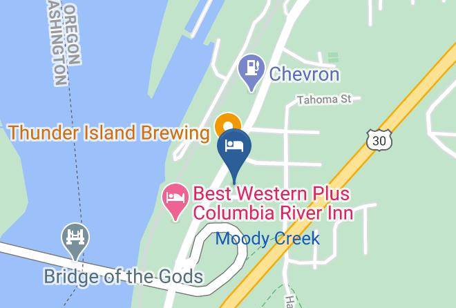 Hood River - Bridge Of The Gods Motel & Rv Maps