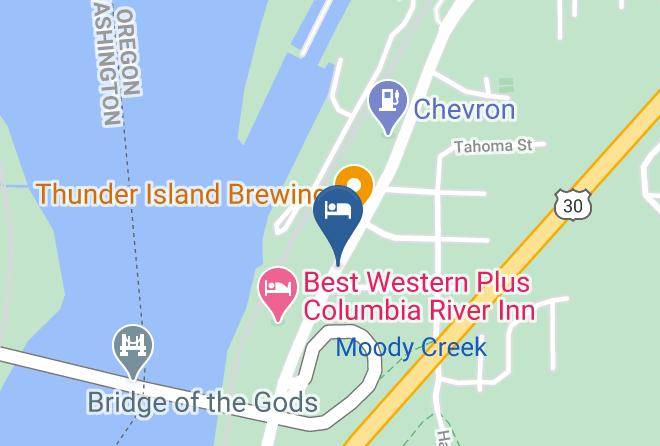 Hood River - Bridge Of The Gods Motel & Rv Park Maps